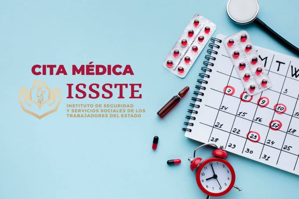 Foto con un calendario con las fechas disponibles en el ISSSTE (Instituto de Seguridad y Servicios Sociales de los Trabajadores del Estado)