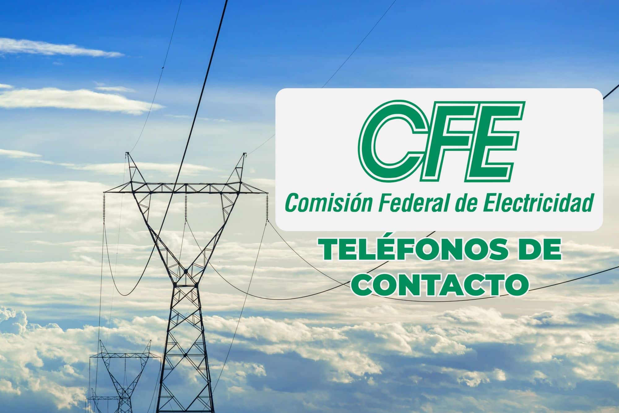 Red de alta tensión de la Comisión Federal de Electricidad